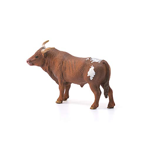 Schleich Farm Animal Texas Longhorn Bull Toy - Image 3