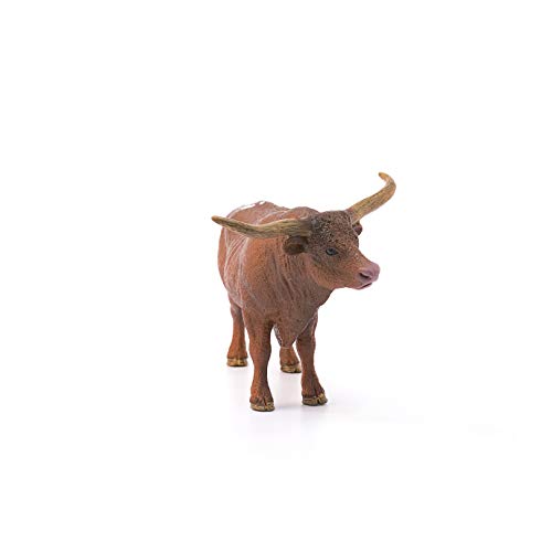 Schleich Farm Animal Texas Longhorn Bull Toy - Image 2