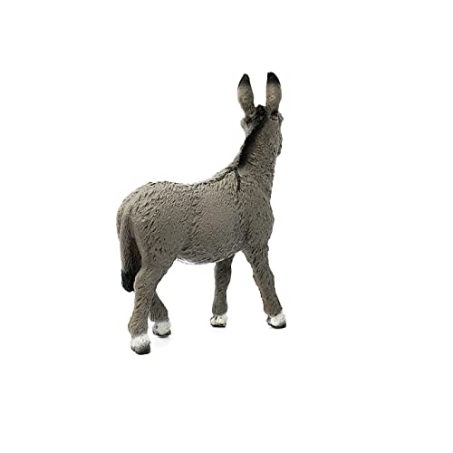 Schleich Farm World Realistic Donkey Figurine Toy - Image 3