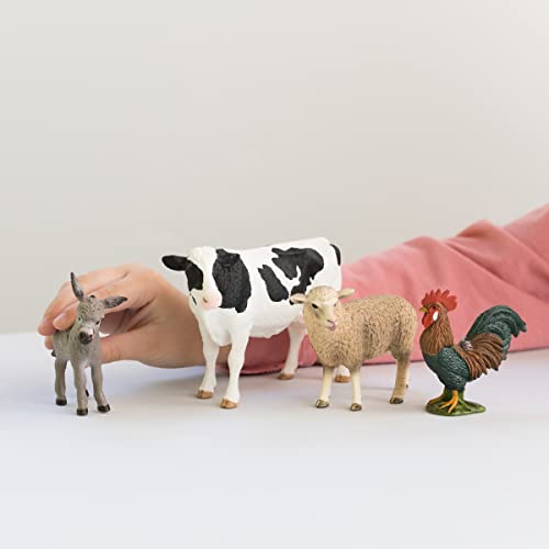 Schleich Farm World Starter Set: 4 Toy Animals - Image 3