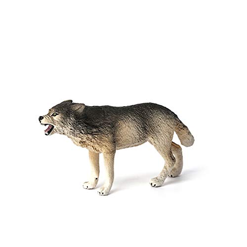 Schleich Prowling Gray Wolf Figurine For Kids - Image 3