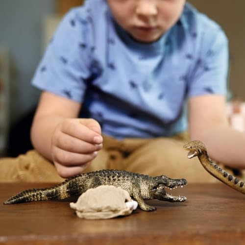 Schleich Wild Animal Toy Playset: Danger In The Swamp - Image 3
