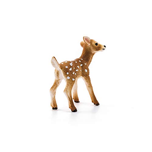 Schleich Wild Life Realistic Fawn Figurine - Image 3