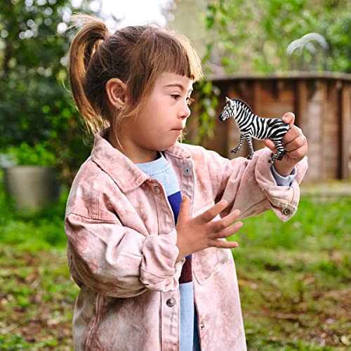 Schleich Wild Life Realistic Female Zebra Figurine - Image 2