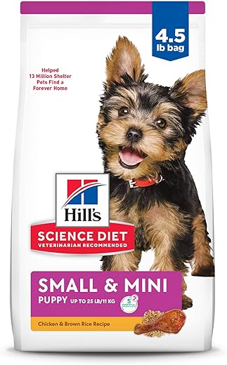 Hill's Science Diet Science Diet Small & Mini Puppy Food, 4.5 lb