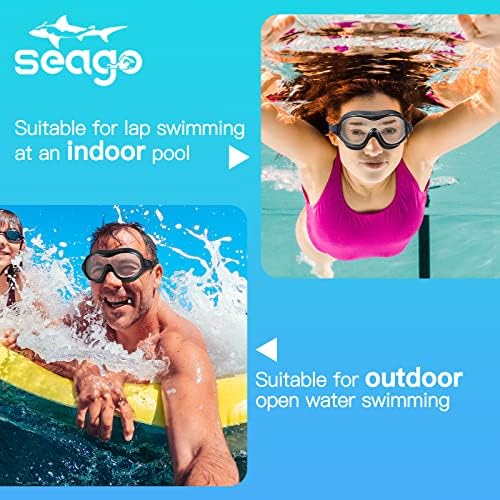 Seago Swim Goggles No Leaking Anti-Fog - Image 4