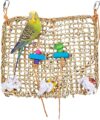 Penn-Plax Seagrass Mat for Birds with Toys