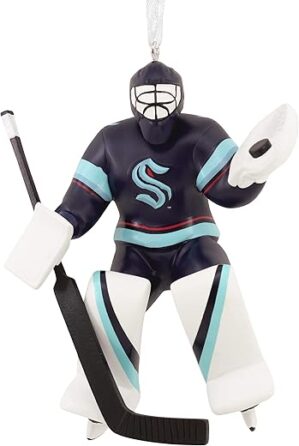 Hallmark Seattle Kraken Goalie Ornament, Resin 0001OSL1990