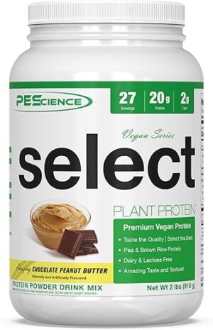 PEScience Select Vegan Protein Powder, Chocolate Peanut Butter