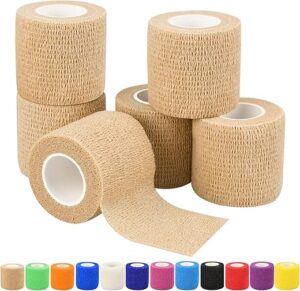 RUBY.Q Self Adhesive Bandage Wraps, Multi-Pack