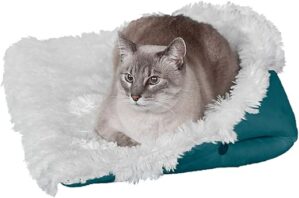Furhaven Self-Warming Convertible Cat Cuddler Bed