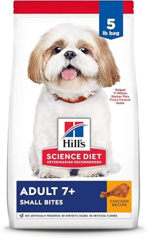 Hill’s Science Diet Senior Adult Chicken & Rice Dry Dog Food