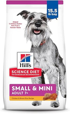 Hill’s Science Diet Senior Small & Mini Dry Dog Food, Chicken