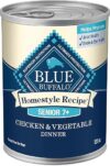 Blue Buffalo Senior Wet Dog Food, Chicken & Vegetables, 12.5-oz. Cans