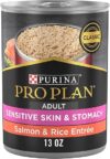 Purina Pro Plan Sensitive Skin & Stomach Wet Dog Food Pate