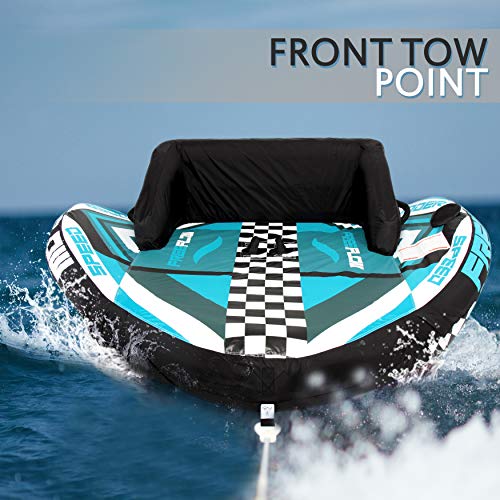 SereneLife Heavy-Duty Inflatable Towable Booster Tube - Image 5