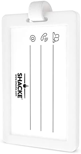 Shacke Medical Equipment Luggage Tag (White/Vertical) - Image 3