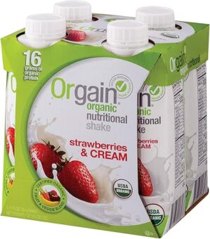 Orgain Shake 4pk Protein Strawberry Cre