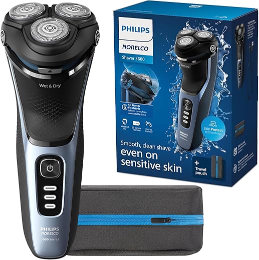 Norelco Shaver 3600, Wet & Dry Electric, S3243/91