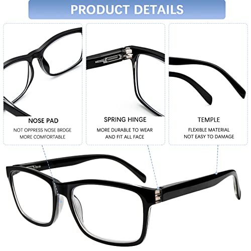SIGVAN 6 Pack Blue Light Blocking Reading Glasses (2.50) - Image 3