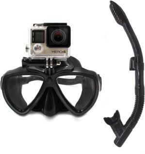 PATALACHI Silicone Diving Mask With Detachable Mount