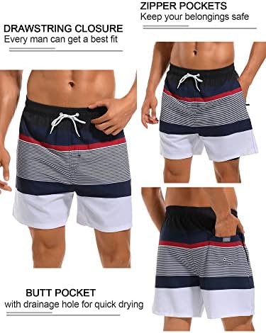 SILKWORLD Mens Swim Trunks With Compression Liner - Image 3