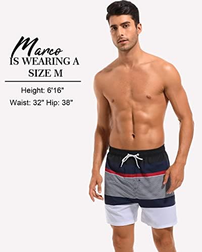 SILKWORLD Mens Swim Trunks With Compression Liner - Image 5