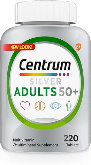 Centrum Silver Multivitamin For Adults 50+, Non-GMO