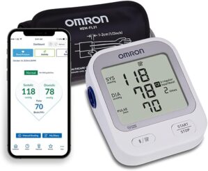 Omron Silver Upper Arm Blood Pressure Monitor