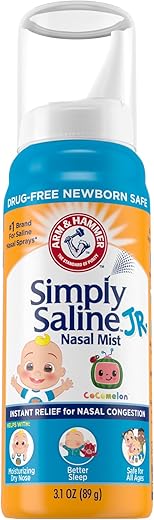 Arm & Hammer Simply Saline Jr. Nasal Mist 3.1 Oz