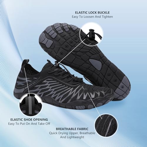 SIOSNETA Barefoot Shoes - Wide Toe Water Shoes - Image 5