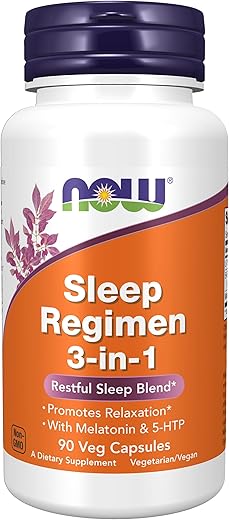 NOW Foods Sleep Regimen 3-In-1 Restful Blend