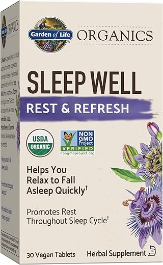Garden of Life Sleep Well Rest & Refresh Tablets