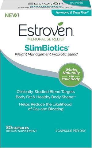 Estroven SlimBiotics Menopause Supplements, 30 Capsules