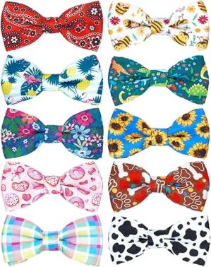 PET SHOW Small Dog Bow Ties 10 Pack