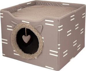 Kitty City Small Folding Cat Bed (Tan)