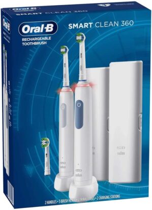 Oral-B Smart Clean 360 Electric Toothbrush, 2-pack