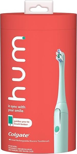 Colgate Smart Electric Toothbrush Kit, Rechargeable, Teal