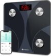 Etekcity Smart LED Bathroom Scale, Ash-black