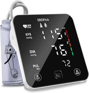ERDPAA Smart Upper Arm Blood Pressure Monitor