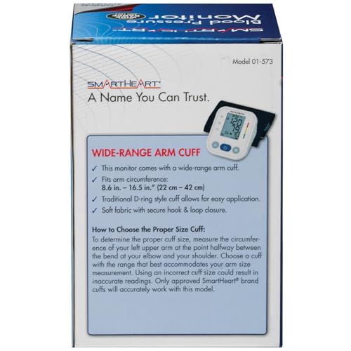 SmartHeart Blood Pressure Monitor With 2-Person Memory - Image 5