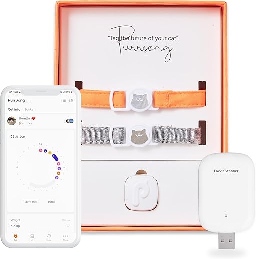 PurrSong Smartwatch For Cat ID Tag & Fitness