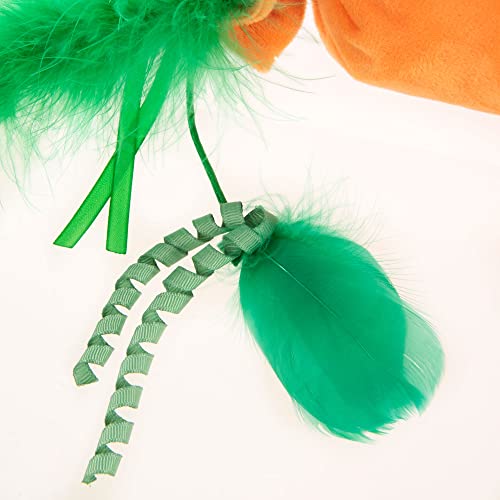 SmartyKat Kolossal Karrot Crinkle Kicker Cat Toy - Image 2