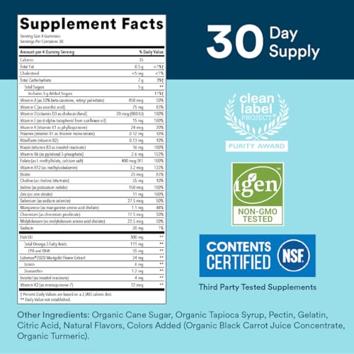 SmartyPants Teen Guy Multivitamin Gummies: Omega 3, 120 - Image 3