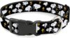 Buckle-Down Snoopy Woodstock Dog Collar, Black, 15-24 Inches