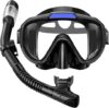 Seovediary Snorkel Gear Anti-Fog Panoramic Mask Kit