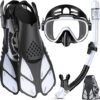 Ubekezele Snorkeling Gear Set With Mask Fins