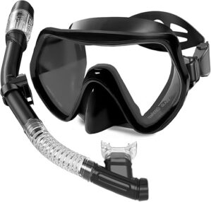 Otowaving Snorkeling Gear with Panoramic View Mask