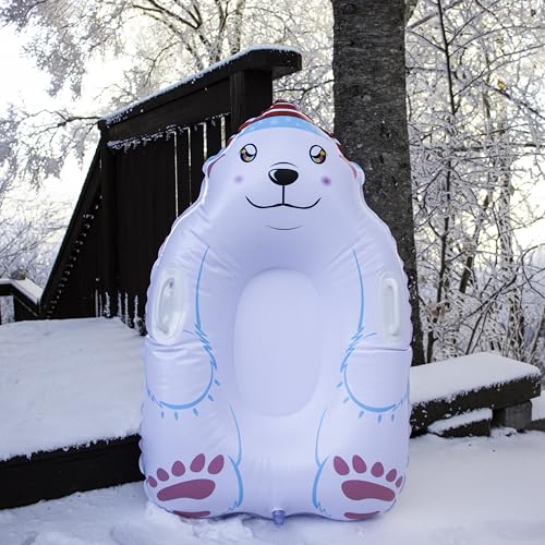 SNOWCANDY Inflatable Snow Sled, Multiple Styles - Image 2