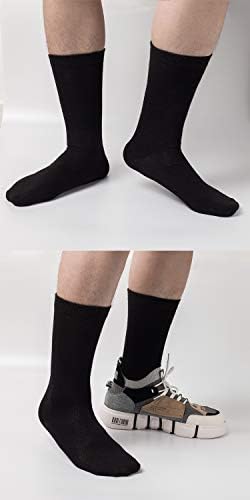 Sock Amazing Bamboo Rayon Super Soft Black Crew Socks - Image 5